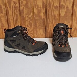 Eddie Bauer Men's Harrison Boots Size 11 Brown Leather Outdoor Hiking